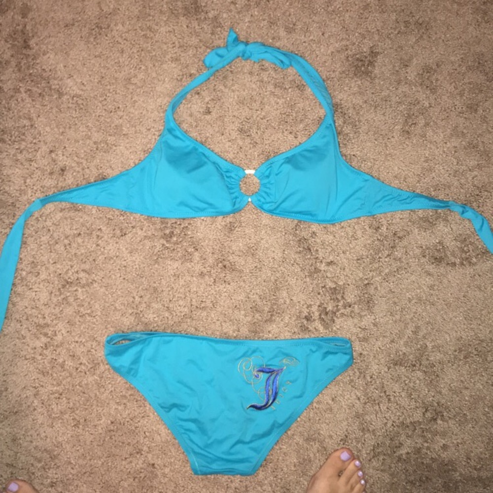☀️Juicy Couture Turquoise Bikini Set☀️